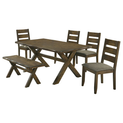 Ensemble de table de salle à manger 7 pièces Umber