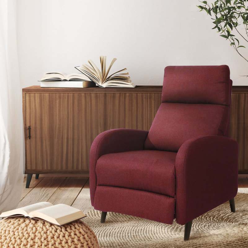 Oakdene 72cm Wide Standard Recliner, Red