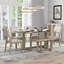 Ensemble de table de salle à manger en bois 6 pièces-84823033