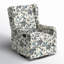 Fauteuil inclinable manuel oscillant floral Antonanzas-86307207