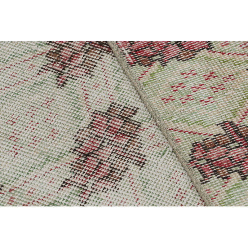 One-of-a-Kind Rectangle 5’4”x8’ Hand Knotted Area Rug