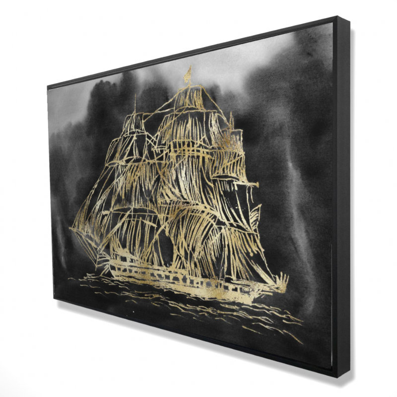 "Illustration d'un vieux voilier" sur