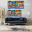 Collection Nifao, Ocean Drive, peinture à l'acrylique, toile tendue, art mural par Jozza-98296699