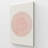 Red Circle in Dots, Large Canvas Print-271626861