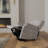 Plush Fabric Power Lift Chair In Lucie Dove