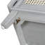 Banc d'entrée bohème en rotin avec rangement, banc à chaussures rembourré-14330196