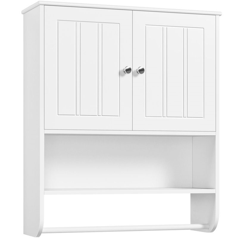 Bathroom Wall Cabinet with Towel Bar