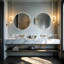 Rithi Round Flat Wall Mirror-770826454