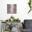 «Boho Bouquet III Blue» par James Wiens, art mural en métal, 12 po x 12 po-674072899
