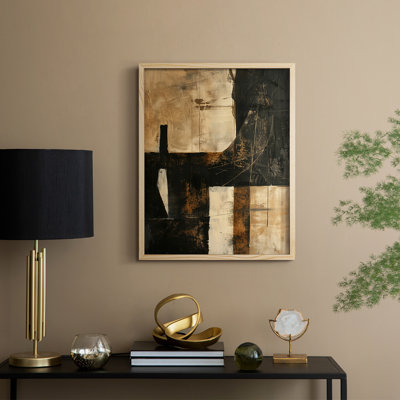 Reproduction encadrée ABSTRACT Series CECLVII - bois massif