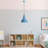 Elegant Light Blue Chandelier, Adjustable Height 16.0 x 13.8 inches | Metal Body, Max 40W E27 Socket, 42 to 51.6 inches Total Height | Perfect for Dining Room & Living Spaces, Stylish & Modern Design-823816343-823816342