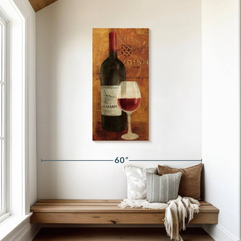 Panneau Vin Rouge, H 42 po x l 21 po