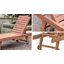 Chaise longue d'extérieur inclinable réglable Audwin