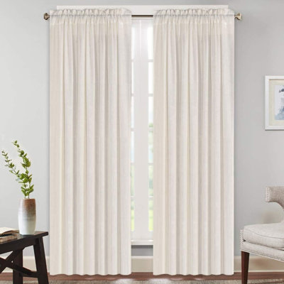 Curtains For Bedroom Linen Curtains  Light Filtering Country Rustic Linen Curtains For Living Room 2 Panels