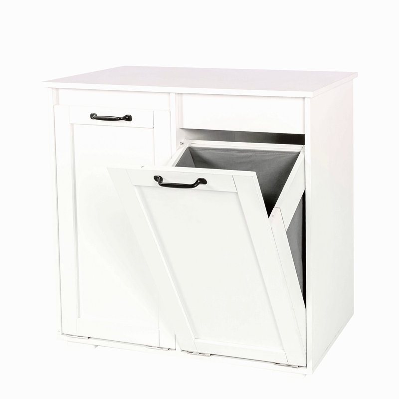 Laundry Cabinet ,With 2 Removable Liner Bags