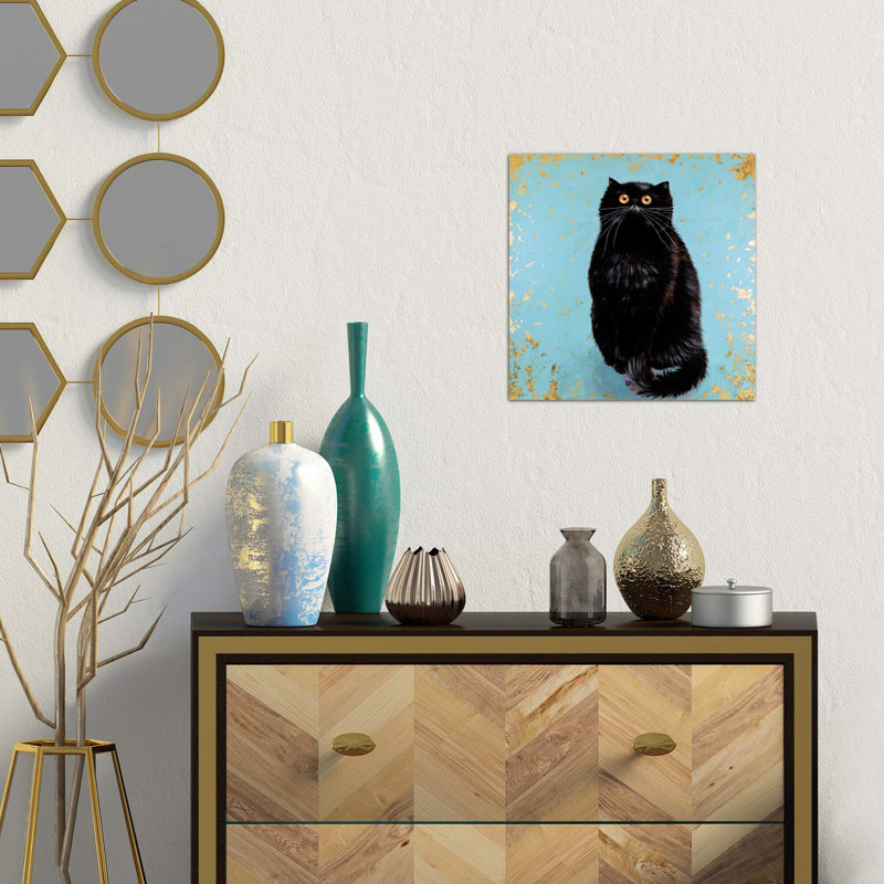 Hendricks - Wrapped Canvas Painting, 45.72 cm H x 45.72 cm W x 3.175 cm D