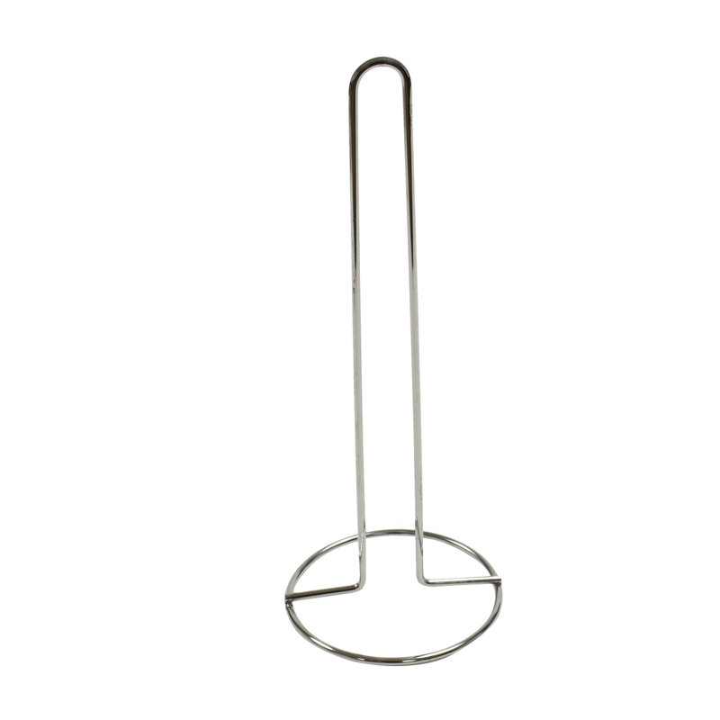 Porte-papier hygiénique sur pied à cuisine chromée