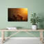 Cheetah Cubs Golden Dramatic Playful Contemporary Cat Nature Sunrise Wall Art Print 1 Piece Wrapped Canvas Wall Art-193681569