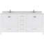Ensemble de meuble-lavabo double 71 po Zaair-245876769