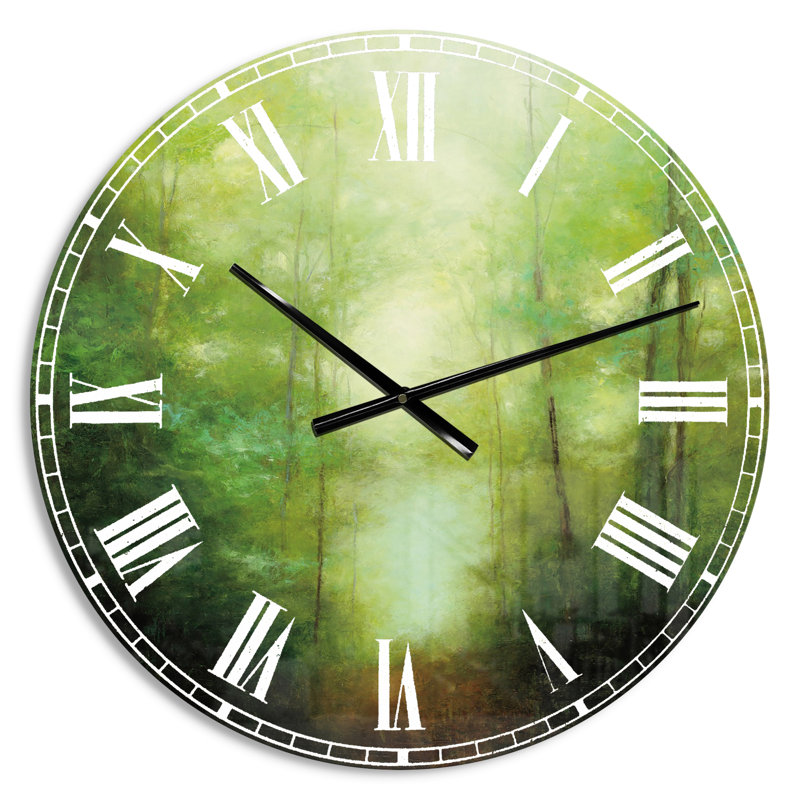 Swigart Metal Wall Clock, Small