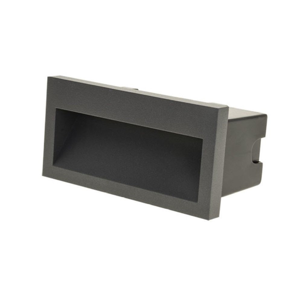 Cisne Anthracite 7cm H Integrated LED Outdoor Flush Mount