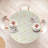 August Grove® Tea Party Fitted Round Tablecloth White Multicolor-1542493708