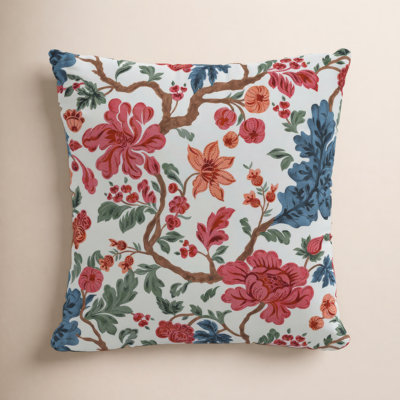 Jane 22" x 22" Cotton Pillow Cover