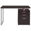 Bureau réversible à 3 tiroirs Cappuccino-265941304