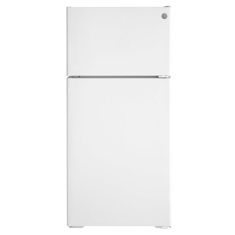 GE® ENERGY STAR® 16.6 Cu. Ft. Recessed Handle Top-Freezer Refrigerator