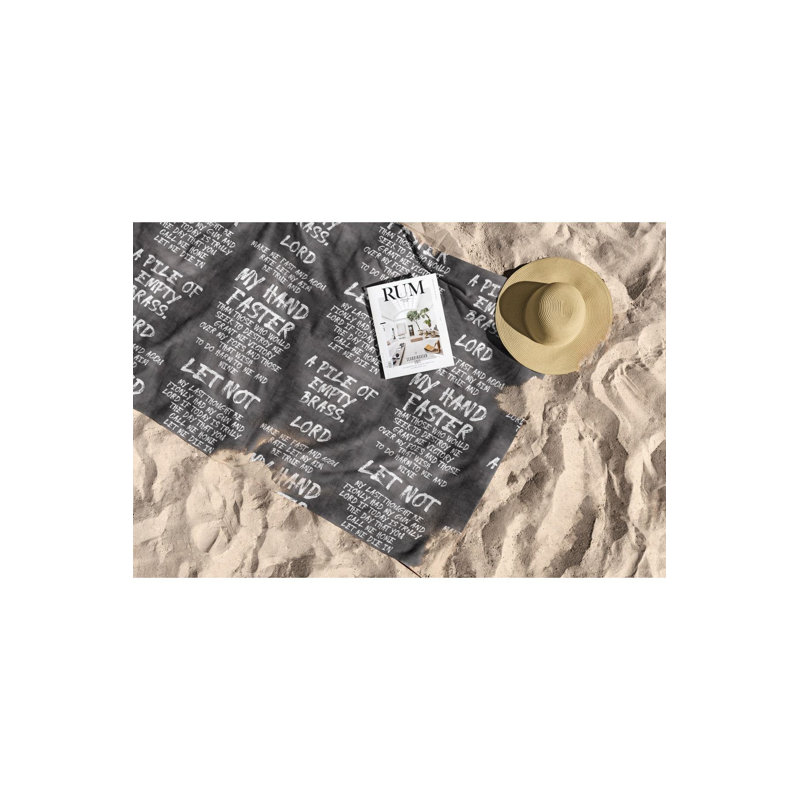 Ultra-Soft Beach Towel, 30 x 59 Inches | 70% Polyester / 30% Polyamide, Microfilament Fabric | Quick-Dry, Lightweight & Compact for Travel | Perfect for Beach, Pool, Gym, and Outdoor Adventures