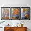 Cadmium Winter Solstice I - reproduction sur mesure encadrée de qualité supérieure - 3 pièces-2022703796-2022703799