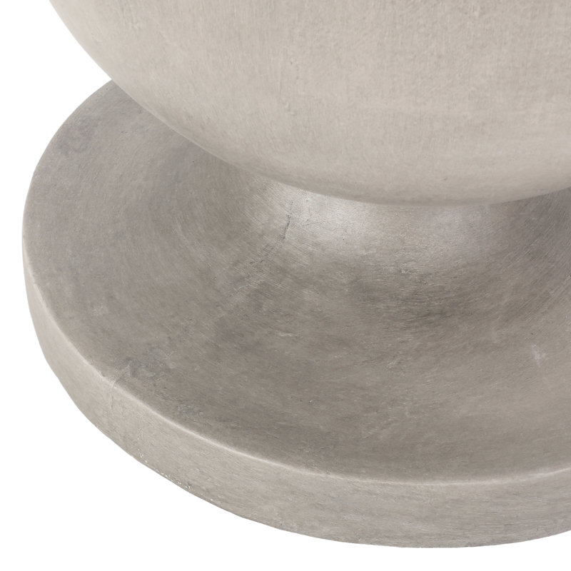 Table d'appoint légère en béton - Accessoire de couloir minimaliste et fonctionnel