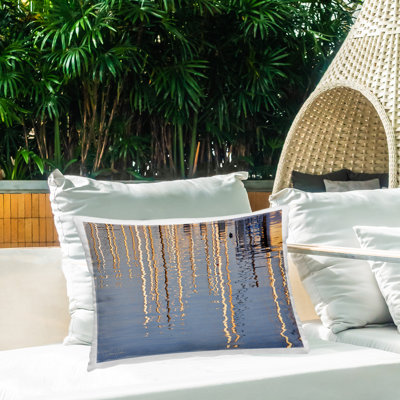 Coussin décoratif d'extérieur Beach Post Reflections