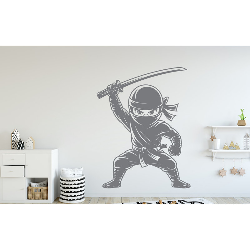 Adhésif décoratif Ninja, H 22 po x l 17 po, Rose pastel