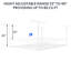 Support de plafond réglable en acier l 72 po Mashiya-2082567308-2082567309