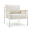 Fauteuil d'extérieur crème Larsen