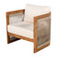 Ensemble de conversation d'extérieur en bois d'acacia pour 6 personnes avec corde tissée et coussins hydrofuges Aldo-128837877-128837880