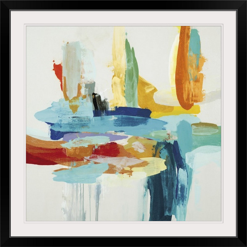 Synergy " Synergy II " by Randy Hibberd, 30" H x 30" W, Wrapped Canvas, No Frame