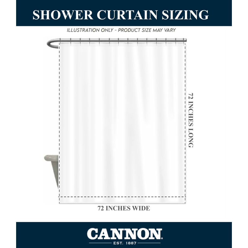 Cannon Luka Grid Shower Curtain