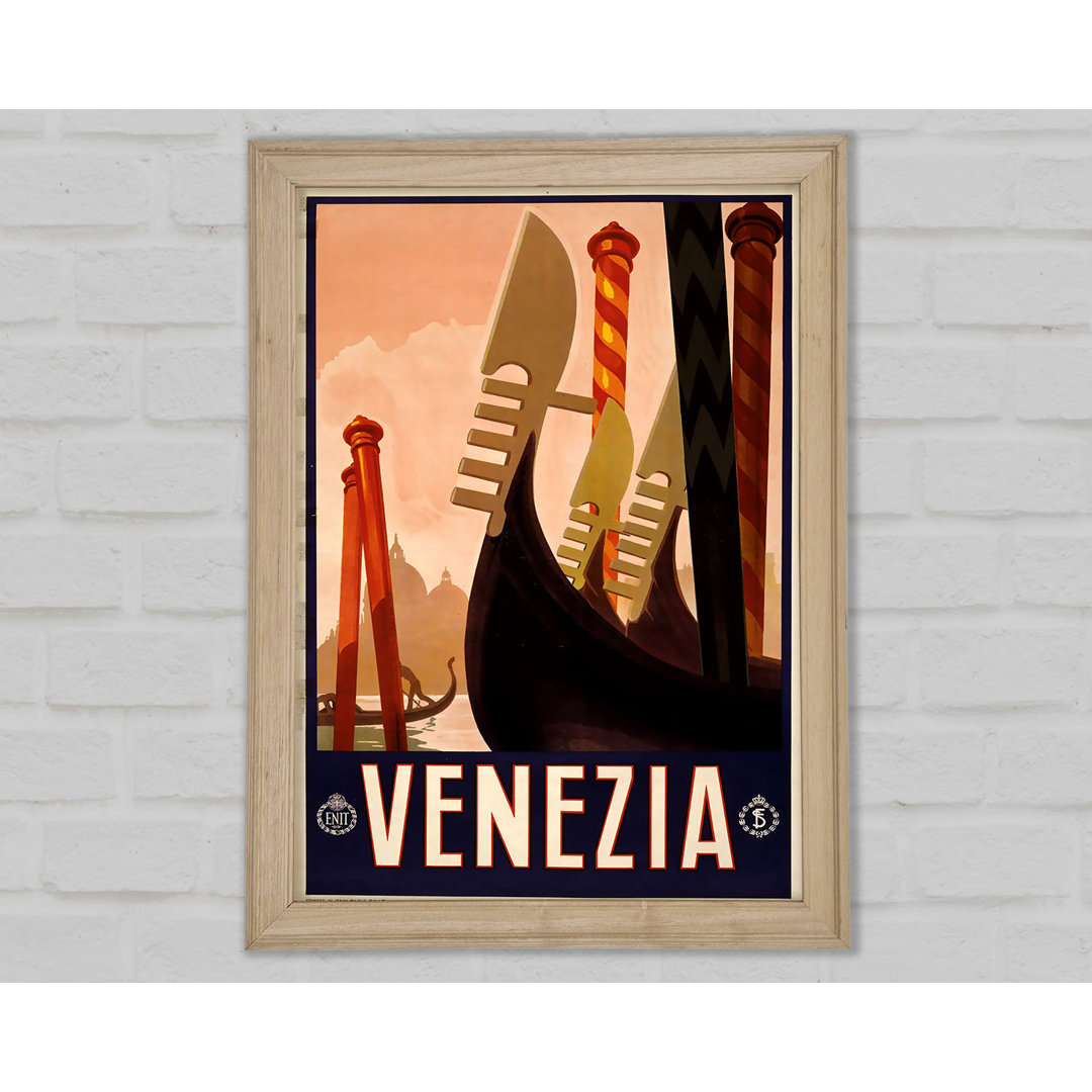 Venezia - Einzelner Bilderrahmen Kunstdrucke