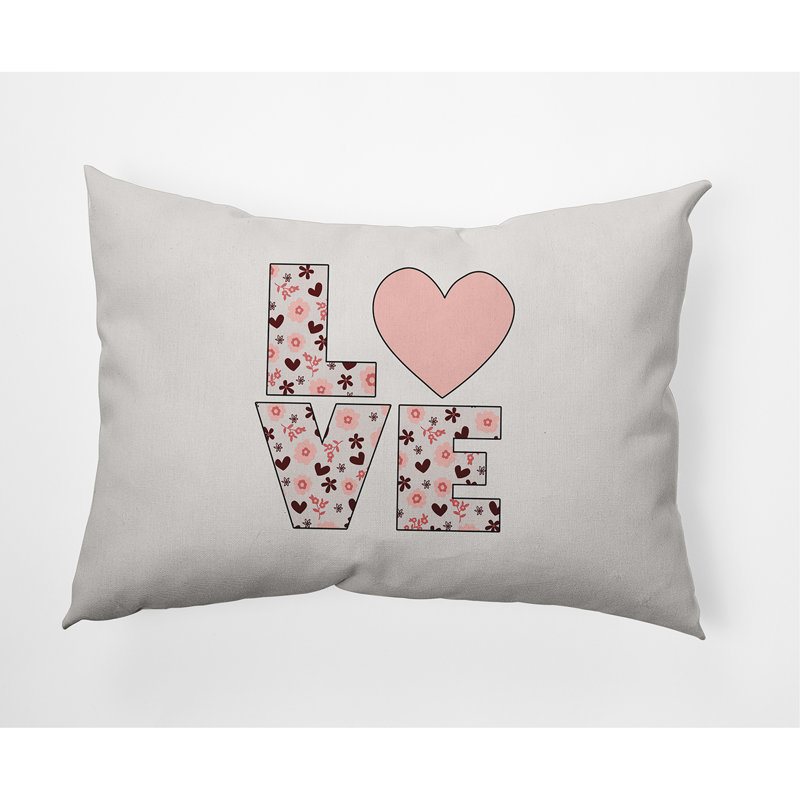 Housse de coussin rectangulaire en polyester, Rose clair
