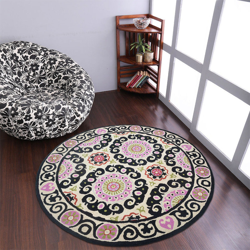Tapis écologiques Selma, Rond 8 pi x 8 pi