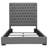 Tufted Upholstered Panel Bed