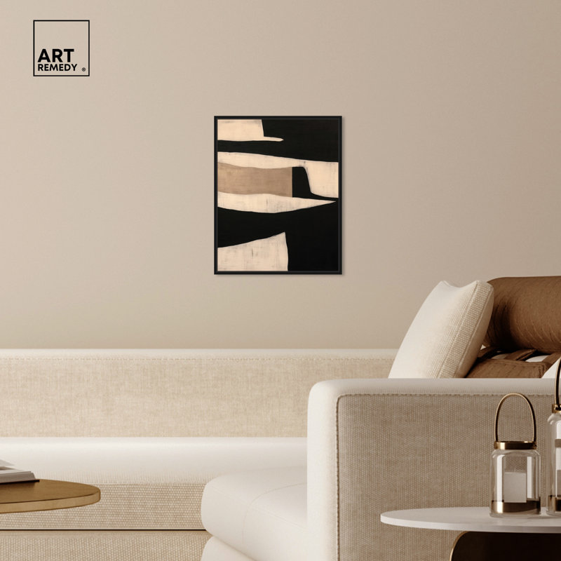 Art mural Madera, Cadre noir, H 21 po x l 17 po