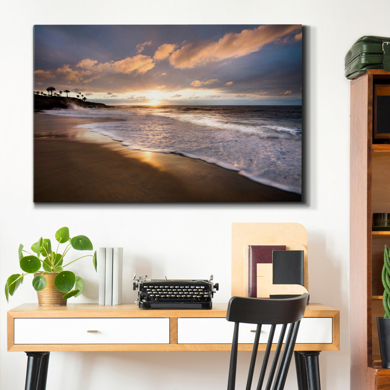 " Sunset Beach ", 8" H x 12" W x 1" D