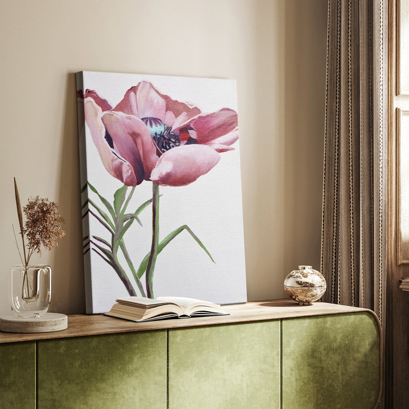 Coquelicot de Paris - galerie Cavas sur mesure, H 18 po x l 12 po