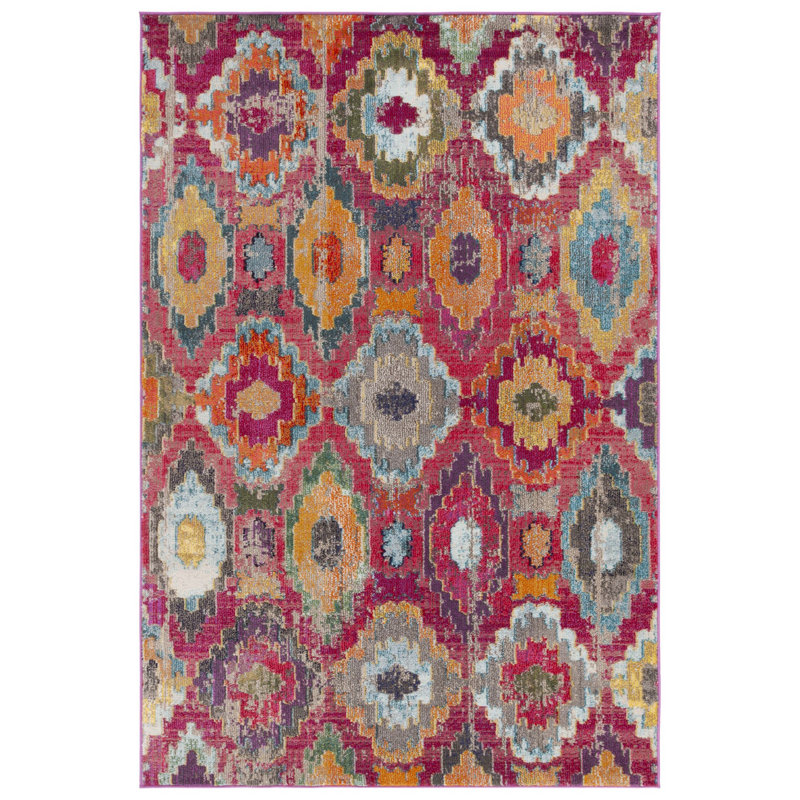 Isabea Performance Oriental Rug, Rectangle 5'1" x 7'7"