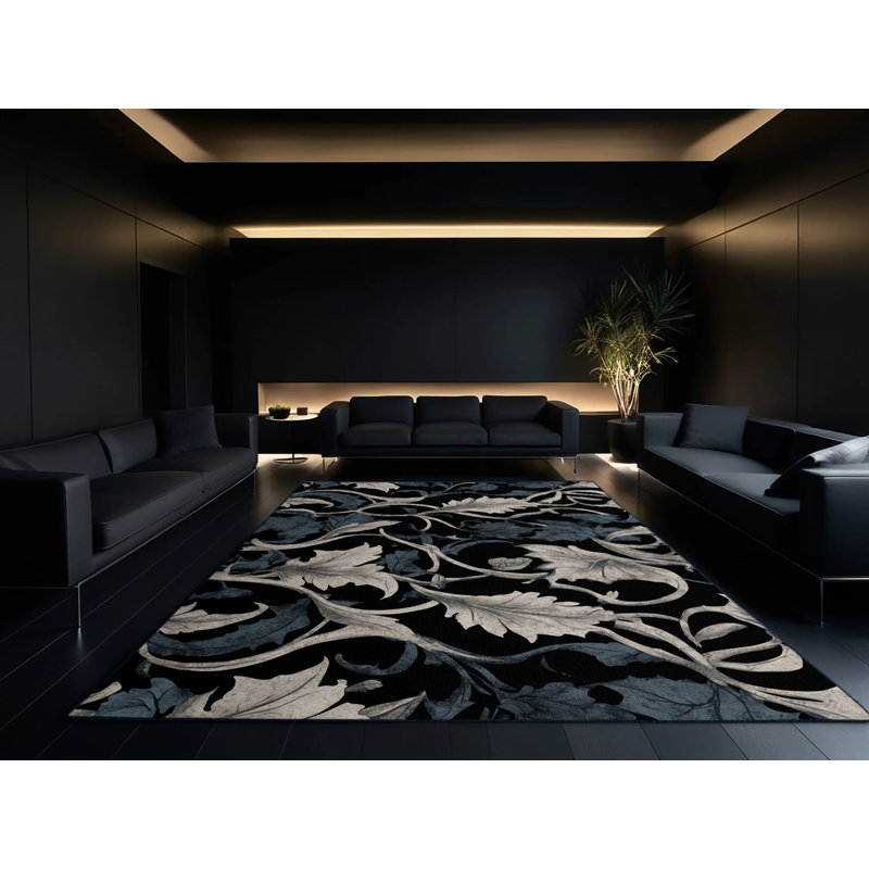 Lunar Trace Rug, Square 6'