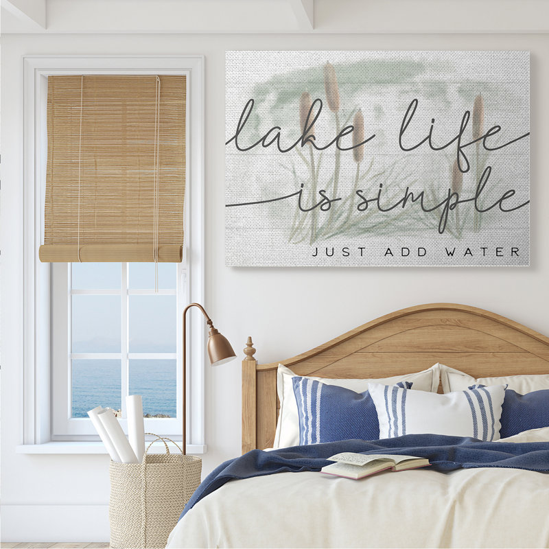 Plantes aquatiques à quenouilles Lake Life, Toile tendue, H 36 po x l 48 po