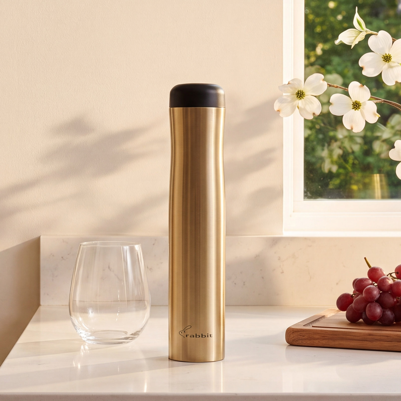 Rechargeable Electric Wine Opener, Gold